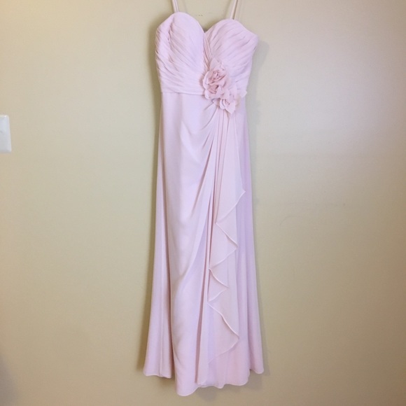 Petal Pink Sweetheart Bridesmaid Prom Dress - Picture 2 of 7